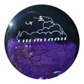 Hand Dyed Chemtrail in Retina Plastic: Black and Purple - Doomsday Discs