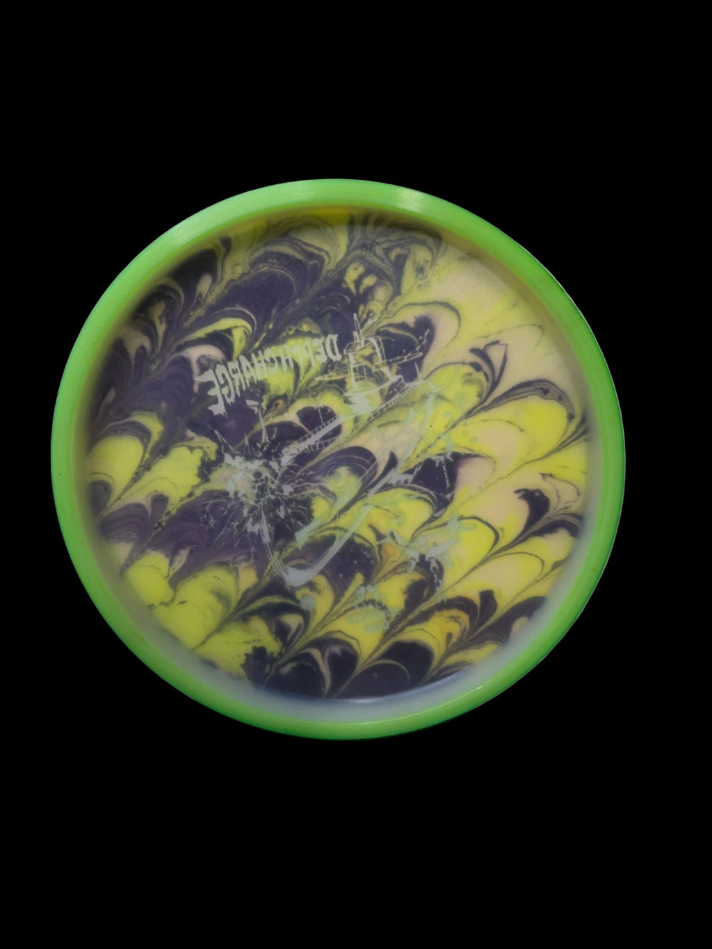 Hand Dyed Depth Charge in Isolation Glow Plastic - Doomsday Discs