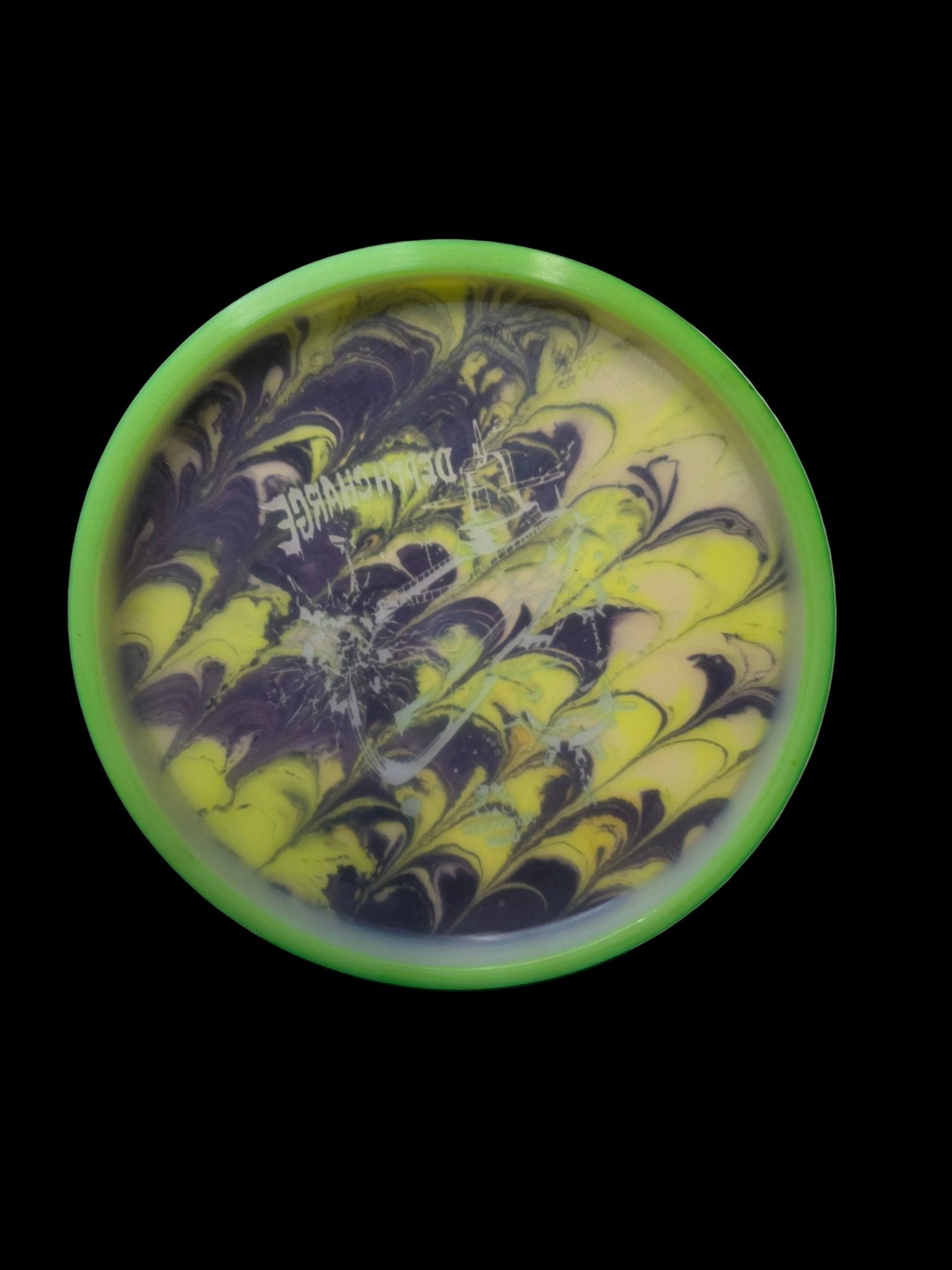 Hand Dyed Depth Charge in Isolation Glow Plastic - Doomsday Discs
