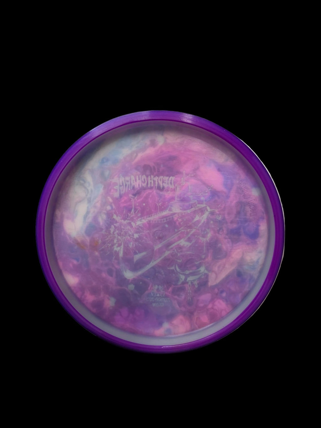 Hand Dyed Depth Charge in Isolation Glow Plastic - Doomsday Discs