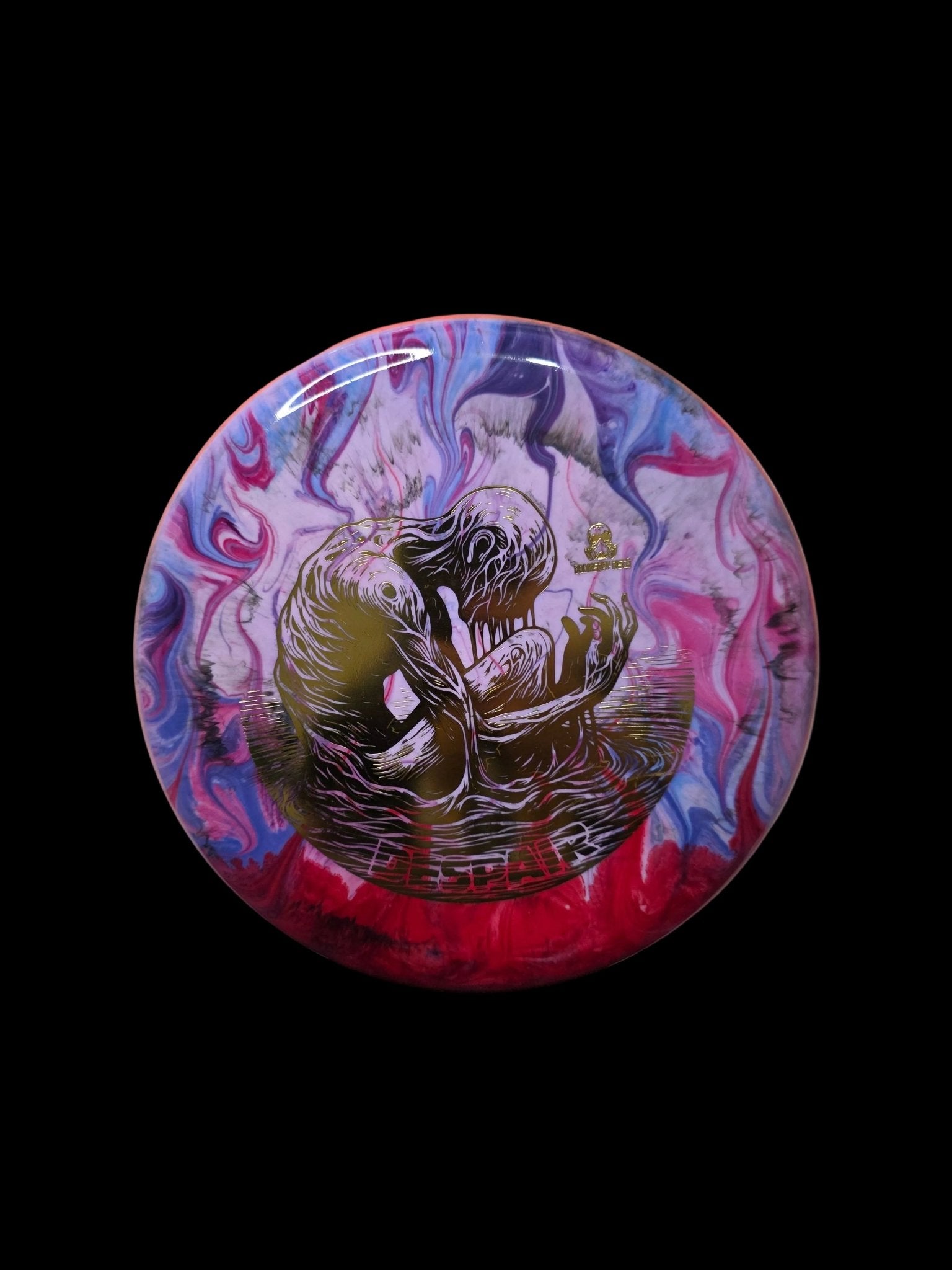 Hand Dyed Despair in Shockwave Plastic - Pinehurst Disc Golf Supply