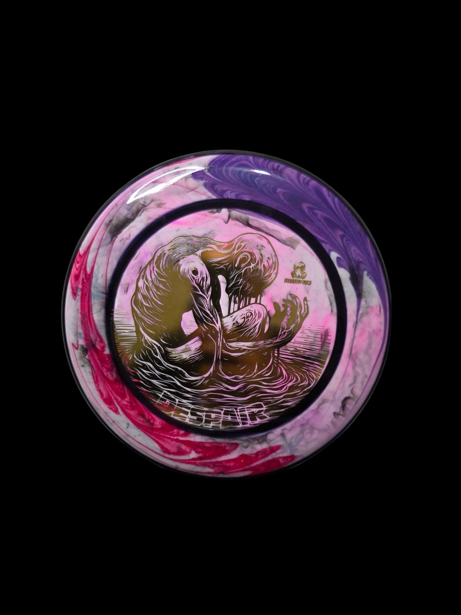 Hand Dyed Despair in Shockwave Plastic - Doomsday Discs