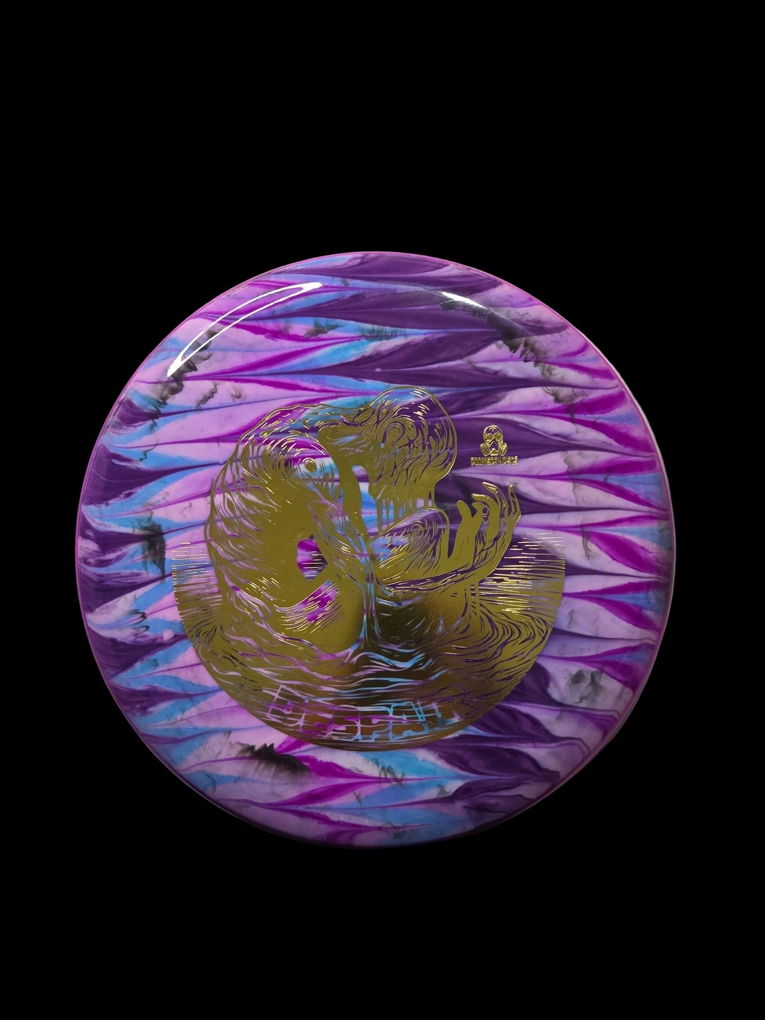 Hand Dyed Despair in Shockwave Plastic - Doomsday Discs