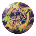 Hand Dyed Famine in Radioactive Waste Plastic: Yellow and Purple - Doomsday Discs
