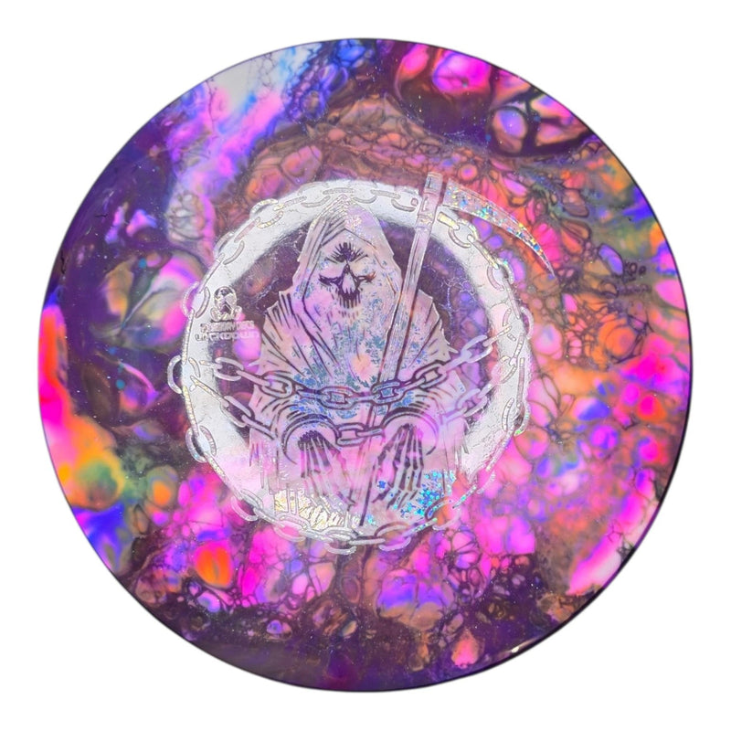 Magenta and purple cell dye on Doomsday Lockdown in Shockwave plastic, product view 1