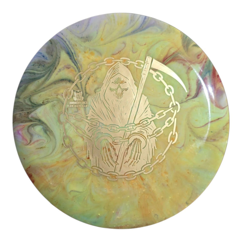 Hand Dyed Lockdown in Survival Plastic: Yellow and Green - Doomsday Discs