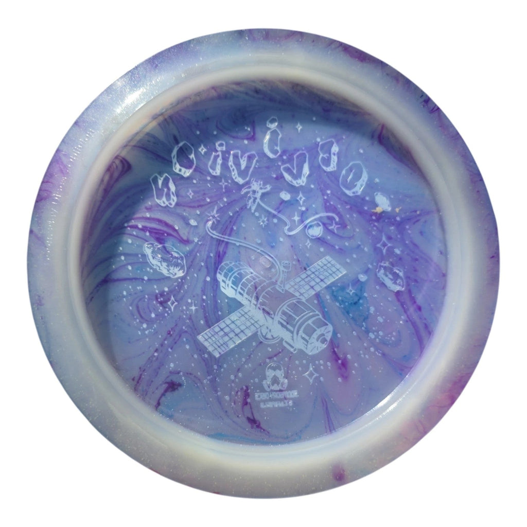 Hand Dyed Oblivion in Starfield Plastic: Lavender and Blue - Doomsday Discs