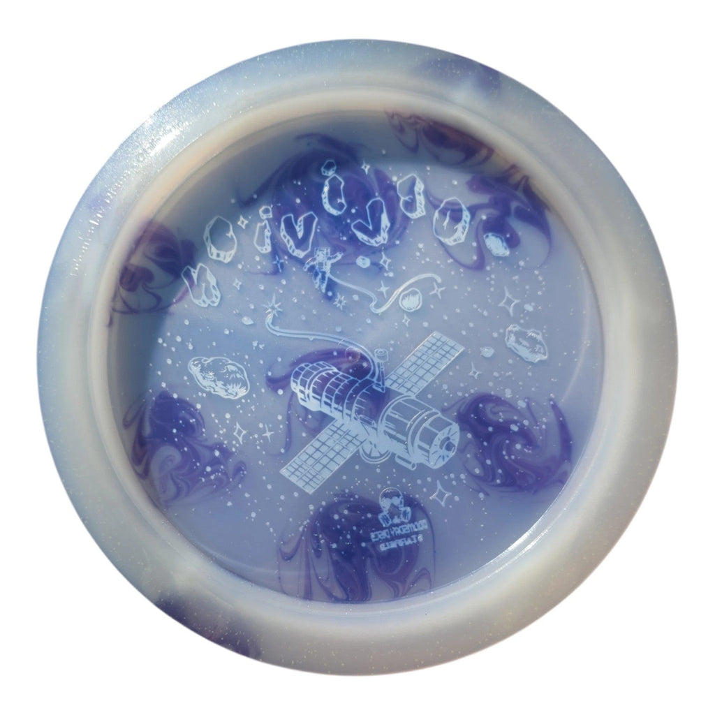 Hand Dyed Oblivion in Starfield Plastic: Purple and Lavender - Doomsday Discs