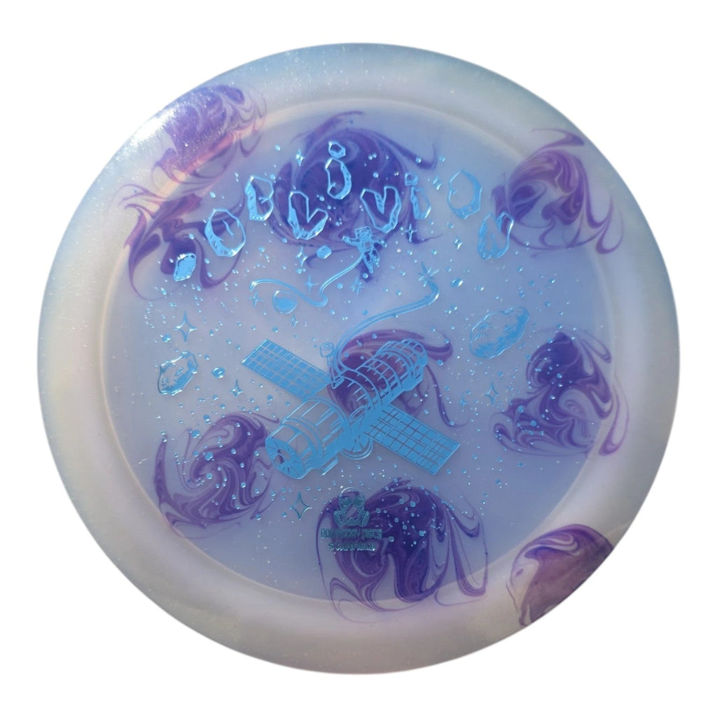 Hand Dyed Oblivion in Starfield Plastic: Purple and Lavender - Doomsday Discs