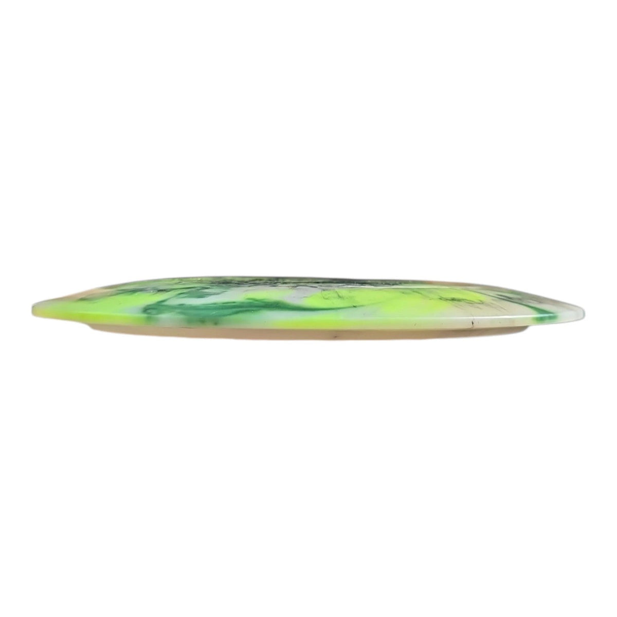 Hand Dyed Plague in Radioactive Waste Plastic: Lime and Black - Doomsday Discs