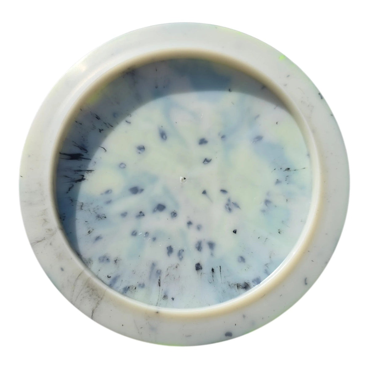 Hand Dyed Plague in Radioactive Waste Plastic: Lime and Black - Doomsday Discs