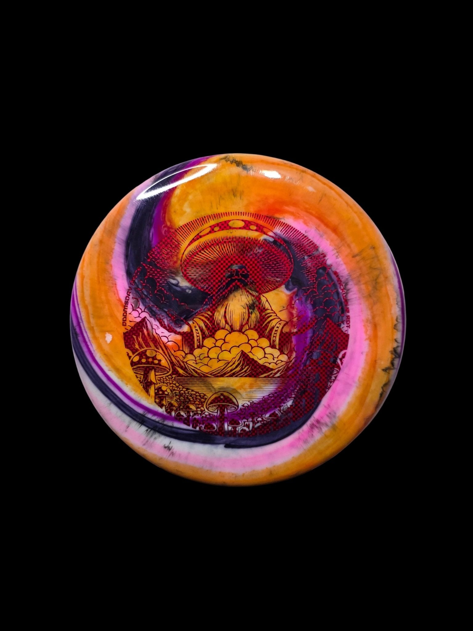 Hand Dyed Rot in Shockwave Plastic - Doomsday Discs