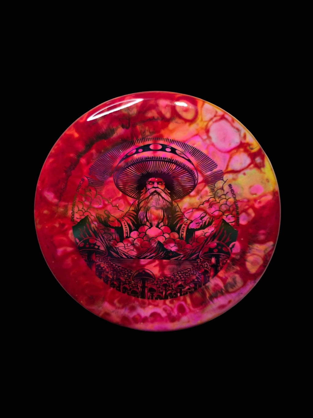 Hand Dyed Rot in Shockwave Plastic - Doomsday Discs