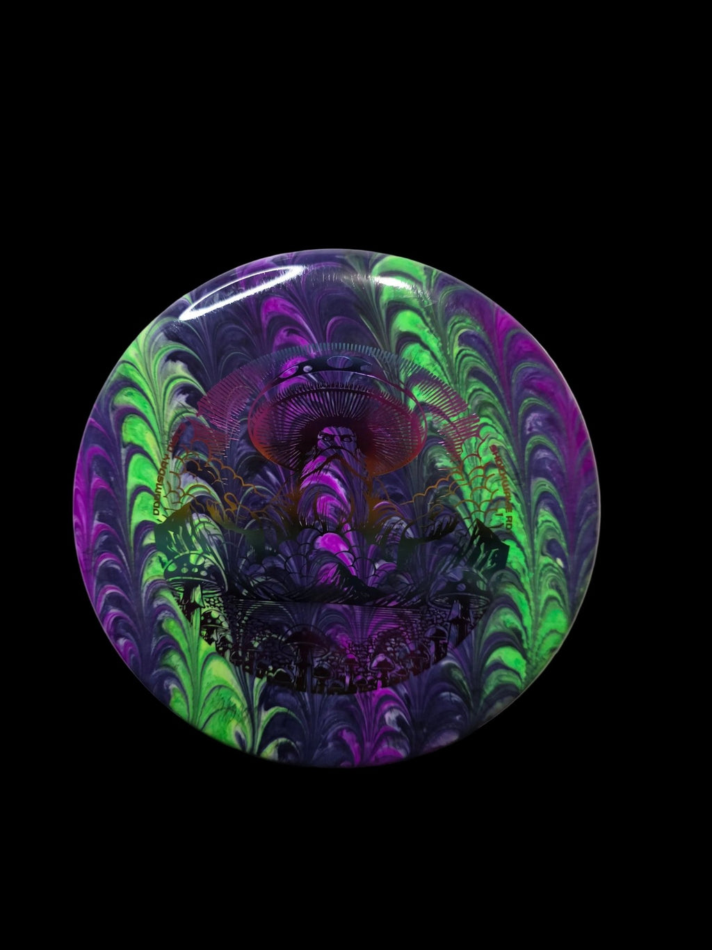 Hand Dyed Rot in Shockwave Plastic - Doomsday Discs