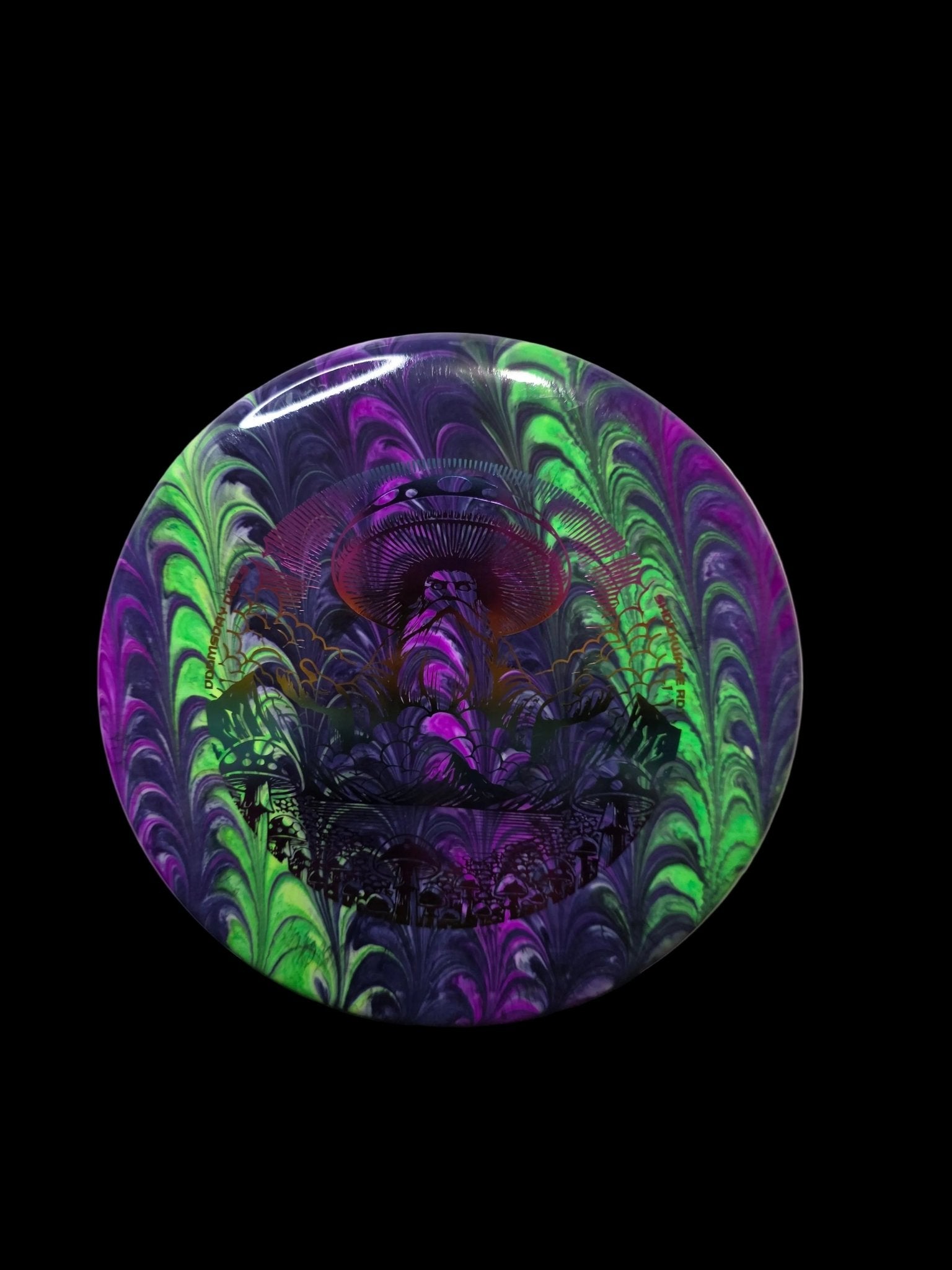 Hand Dyed Rot in Shockwave Plastic - Doomsday Discs