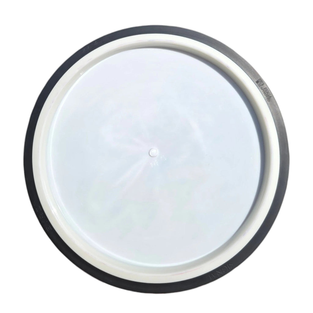 Hand-dyed MVP Signal in Neutron plastic, underside view