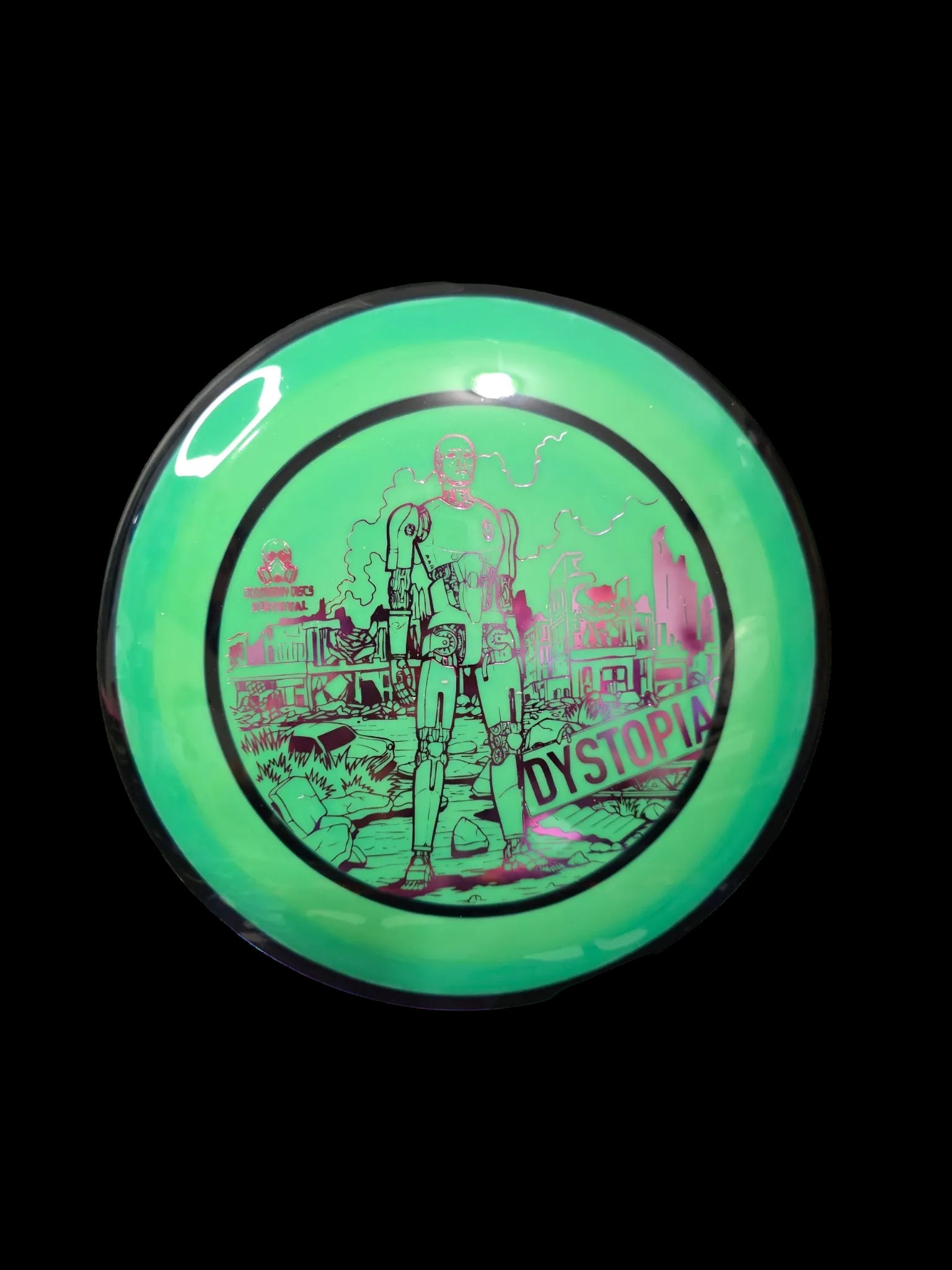 Doomsday Discs Survival Dystopia neutral distance driver, 10/5/-2/2 disc golf disc
