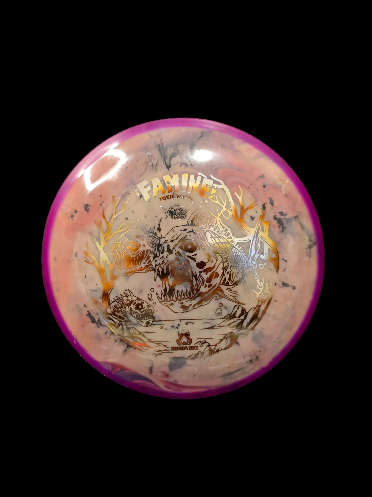 Doomsday Discs Toxic Waste Famine understable distance driver, 12/5/-2/1 disc golf disc