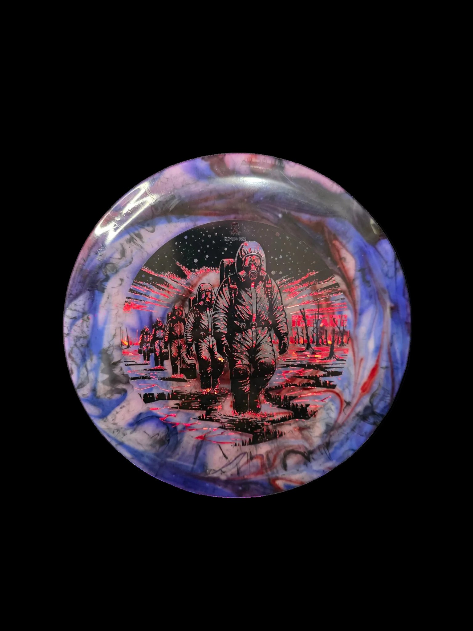 Doomsday Discs Radioactive Waste Ice Age overstable fairway driver, 7/4/0/3 disc golf disc